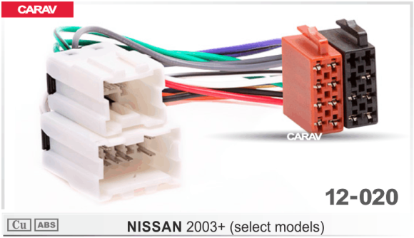 Carav 12-020 | ISO-переходник NISSAN 2003+ (выборочн. модели)