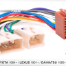 Carav 12-022 | ISO-переходник TOYOTA 1984+ / LEXUS 1991+ / DAIHATSU 1985+ (выборочн. модели)