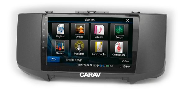 Carav 22-1807 | 10.1" переходная рамка TOYOTA Mark X 2004-2009, Reiz 2005-2010 (правый руль)