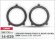 Carav 14-029 I Проставочные кольца для динамиков 130мм (2шт) BMW 3-series (E46) 1999-2005