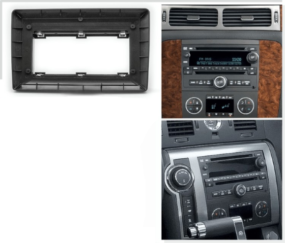 Carav 22-997 | 10.1" переходная рамка Chevrolet Avalanche 06-13, Suburban, Silverado, Tahoe 07-14, Equinox 09-15, Express 02+, Traverse 08-12 Carav 22-997 | 10.1" переходная рамка Chevrolet Avalanche 06-13, Suburban, Silverado, Tahoe 07-14, Equinox 09-15, Express 02+, Traverse 08-12