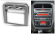 Carav 11-750 | 2DIN переходная рамка FIAT Punto (199/310) 2003-2010, Linea (323) 2006-2018 (руль слева)