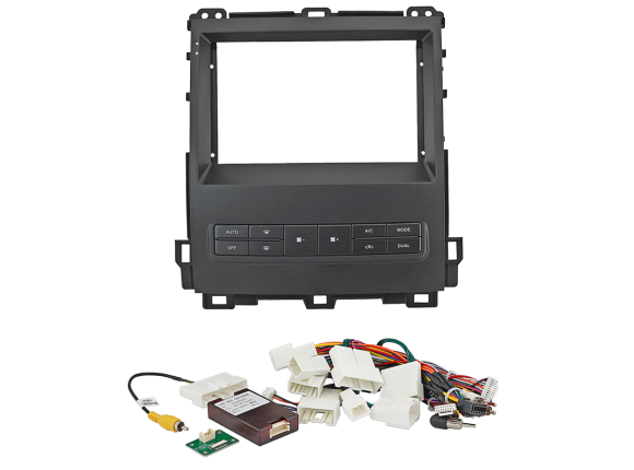 Incar RTY-FC1131sc | 9" переходная рамка для TOYOTA Land Cruiser Prado-120, LEXUS GX470 (тип4 Original style) для авто с оригинальным дисплеем, провода в комплекте