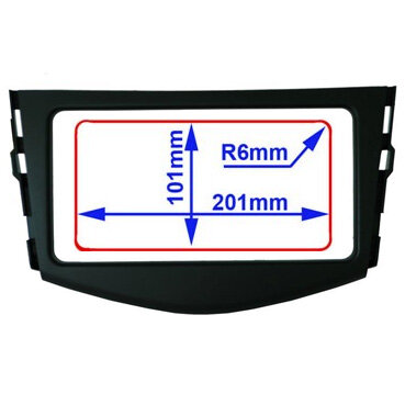 Переходная рамка Toyota RAV4 06-12 Original 2DIN (Incar RTY-N33A) Переходная рамка Toyota RAV4 06-12 Original 2DIN (Incar RTY-N33A)