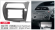 Carav 11-223 | 2DIN переходная рамка HONDA Civic Hatchback 2005-2011