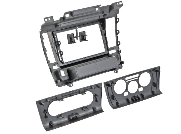 Incar RNS-FC781 | 9" переходная рамка Nissan Tiida 2004-2013 (пр/лев руль) серый цвет