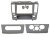Incar RNS-FC781 | 9" переходная рамка Nissan Tiida 2004-2013 (пр/лев руль) серый цвет