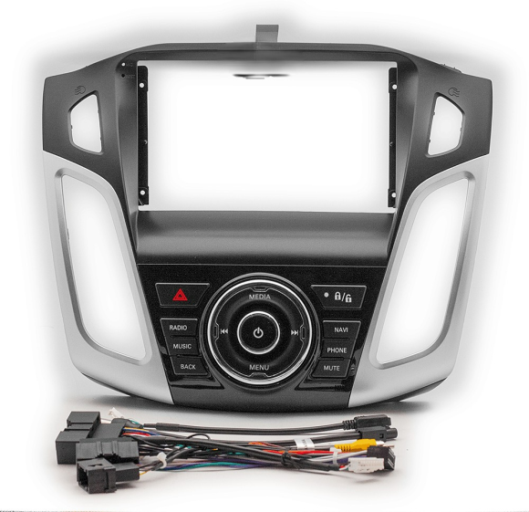 Carav 22-815 | 9" переходная рамка Ford Focus 2011-2019 (Питание + Динамики + Антенна + Камера + USB + CANBUS)