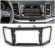 Carav 22-404 | 9" переходная рамка Seat Alhambra 2010-2020, Volkswagen Sharan 2010-2015