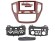 Incar RTY-FC177 | 9" переходная рамка Toyota Highlander 2001-2007 (тип2, под дерево)