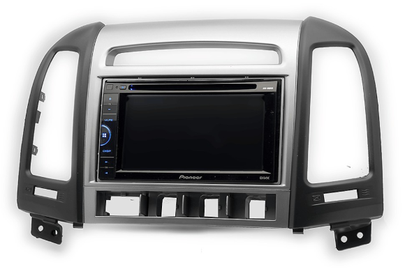 Carav 11-717 | 2DIN переходная рамка HYUNDAI Santa Fe 2006-2012 (4 кнопки на панели) Carav 11-717 | 2DIN переходная рамка HYUNDAI Santa Fe 2006-2012 (4 кнопки на панели)