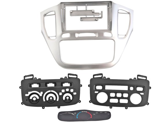 Incar RTY-FC178 | 9" переходная рамка Toyota Highlander 2001-2007 (тип2, серебристая)