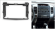 Carav 22-002 | 9" переходная рамка Toyota Land Cruiser Prado (120) 2002-2009, Lexus GX 470 2002-2009