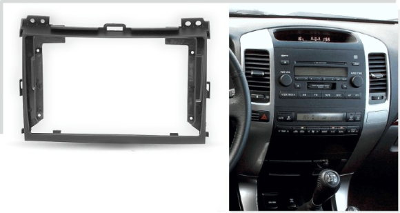 Carav 22-002 | 9" переходная рамка Toyota Land Cruiser Prado (120) 2002-2009, Lexus GX 470 2002-2009 Carav 22-002 | 9" переходная рамка Toyota Land Cruiser Prado (120) 2002-2009, Lexus GX 470 2002-2009