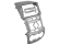 Incar RFO-FC1044 | 9" переходная рамка для FORD Ranger 2011-2019 (T6, T6 Рестайлинг) (тип1) SILVER