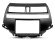 Carav 11-215 | 2DIN переходная рамка HONDA Accord 2007-2015, Crosstour 2009-2012 (для рынка Америки-Азии / только для а/м без навигации / только с климат-контролем)