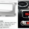 Carav 11-415 | 1DIN переходная рамка Ford C-MAX I 2007-2010, Ford Focus II 2008-2011, Ford Galaxy II 2006-2010, Ford Kuga I 2008-2013, Ford Mondeo IV 2006-2010, Ford S-MAX 2006-2010