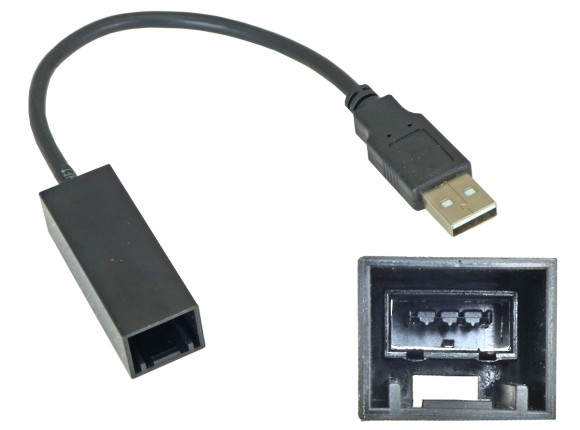 Carav 20-006 | USB-переходник для подключения магнитолы к штатному разъему USB (Toyota, Mitsubishi)