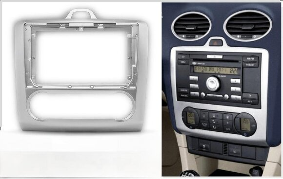 Carav 22-728 | 9" переходная рамка Ford Focus 2005-2011 (климат-контроль) Carav 22-728 | 9" переходная рамка Ford Focus 2005-2011 (климат-контроль)